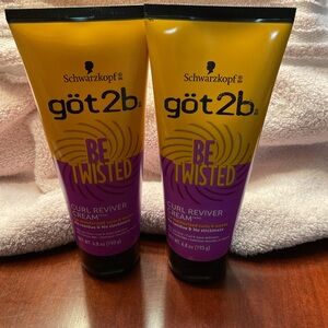 got2b Be Twisted Curl Reviver Cream lot of 2 / 6.8 Oz ea